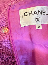 Load image into Gallery viewer, Chanel Pink Tweed Fringe Dress FR 44 US 10/12