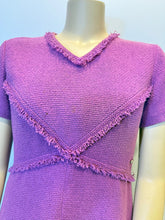 Load image into Gallery viewer, Chanel Pink Tweed Fringe Dress FR 44 US 10/12