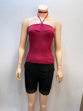 Load image into Gallery viewer, Chanel 2004 Spring, 04P Black Lace Trim Shorts FR 36 US 4