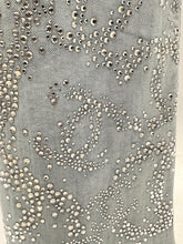 Load image into Gallery viewer, Chanel 11C 2011 Cruise Runway Light Blue Denim Crystal Flare Leg Jeans Size FR 38 US 4/6