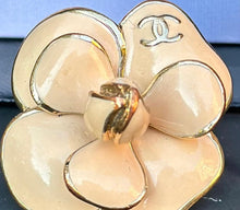 Load image into Gallery viewer, Chanel 08P 2008 Spring Pink Enamel Camellia Ring Size 6.5