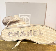 Load image into Gallery viewer, Chanel 09A 2009 Fall Chinchilla fur high top tennis sneakers short boots EU 38