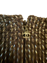 Load image into Gallery viewer, Chanel Black Tweed Dress with Piping and Fringe FR 42 US 6/8