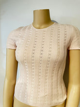 Load image into Gallery viewer, Chanel 05P Stretchy CC Light Pink Top Blouse FR 48 US 12/14