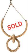 Load image into Gallery viewer, Rare Chanel 16A Paris in Rome Gold Pearl Runway Collar Statement Necklace