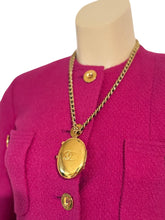 Load image into Gallery viewer, Rare 95A Vintage Chanel Gold Plated Locket Pill Case Necklace