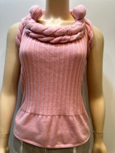 Load image into Gallery viewer, Chanel 09P Barbie Pink Cashmere Top Blouse FR 38 US 4/6