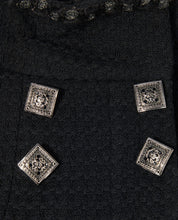 Load image into Gallery viewer, Chanel Iconic 11A Paris Byzance Black Jacket Coat FR 38 US 4