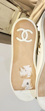 Load image into Gallery viewer, New Unworn Chanel 18C Paris Greece White Gold Tennis Shoes EU 39.5 US 10.5