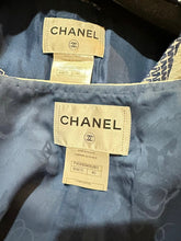 Load image into Gallery viewer, Chanel 13P Runway Blue White Dress Matching Bolero Jacket FR 40/42 US 4/6