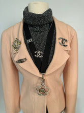 Load image into Gallery viewer, Chanel 15K 2015 Oblong Crystal CC Pin Brooch