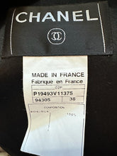 Load image into Gallery viewer, Versatile Casual Chanel 02P Black Satin Jacket FR 38