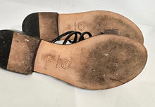 Load image into Gallery viewer, Chanel White and Black Patent Leather Slides Sandals EU 37C US 7/7.5