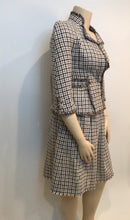Load image into Gallery viewer, Chanel 08P, 2008 Spring 2 piece plaid tweed skirt suit jacket set size 10/12