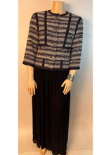 Load image into Gallery viewer, NWT Vintage Chanel 94C 1994 Cruise Dark Navy Blue Skirt FR 40 US 10/12/14