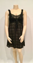 Load image into Gallery viewer, Chanel 06P, 2006 Spring Window Pane silk Chiffon baby doll Sheer Dress FR 46 US 12