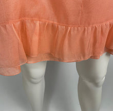 Load image into Gallery viewer, Chanel 07P 2007 Spring Peach Silk mini Dress FR 40