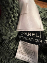 Load image into Gallery viewer, Chanel Identification 00C 2000 Cruise Casual Knit Green Turtleneck Sweater Blouse FR 44 US 8/10