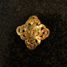 Load image into Gallery viewer, Vintage Chanel 97P 1997 Spring Gold CC Clip on Earrings