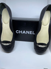 Load image into Gallery viewer, Chanel Black Leather loafer flat shoes EU 37 US 6.5