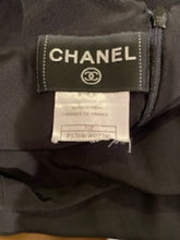 Load image into Gallery viewer, Vintage 01P, 2001 Spring Chanel 2 piece set Black Spaghetti Strap Dress with Lace overlay jacket US 2/4