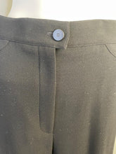 Load image into Gallery viewer, Chanel 99C 1999 Cruise Vintage Black Wool Trousers Slacks Pants FR 44 US 10