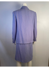 Load image into Gallery viewer, Rare Chanel 98P 1998 Spring Vintage Lilac Double Breasted Jacket Skirt Suit FR 44 US 10