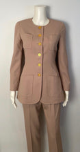 Load image into Gallery viewer, Chanel Boutique 97P, 1997 Spring Beige Blush Pant Jacket Suit Set FR 36 US 4