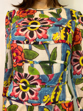 Load image into Gallery viewer, Chanel 15C 2015 Cruise Paris Dubai Long Floral Summer Dress FR 38 US 4
