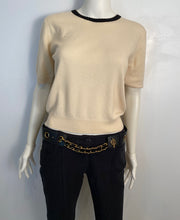 Load image into Gallery viewer, Chanel Winter White Sweater Top Blouse US 6