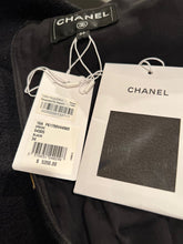 Load image into Gallery viewer, NWT Chanel 19A 2019 Fall Paris Egypt Runway Black Gold Trim Dress FR 34 US 4