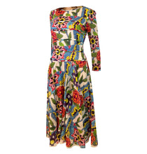 Load image into Gallery viewer, Chanel 15C 2015 Cruise Paris Dubai Long Floral Summer Dress FR 38 US 4