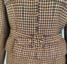 Load image into Gallery viewer, Chanel 96A 1996 Fall Chanel Vintage Brown Belted Skirt Suit Set FR 42