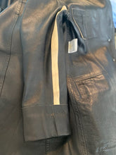 Load image into Gallery viewer, Vintage Chanel 98P 1998 Spring Suede and Lambskin Leather Beige/Dark Brown Trim Jacket FR 36