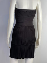 Load image into Gallery viewer, Chanel 08C 2008 Cruise Black Pleated Skirt Set Dress FR 36 US 4