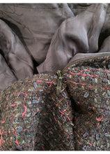 Load image into Gallery viewer, Chanel Navy Blue Black Pink Tweed Dress FR 40 US 6/8