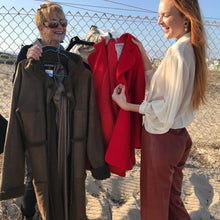 Load image into Gallery viewer, Rare Collectors Chanel Vintage 95A 1995 Fall Red Long Jacket US 6