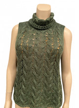 Load image into Gallery viewer, Chanel Identification 00C 2000 Cruise Casual Knit Green Turtleneck Sweater Blouse FR 44 US 8/10