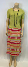 Load image into Gallery viewer, Chanel 00C 2000 Cruise Multicolor Stripe Maxi Long Skirt FR 34 US 4
