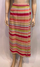 Load image into Gallery viewer, Chanel 00C 2000 Cruise Multicolor Stripe Maxi Long Skirt FR 34 US 4
