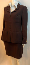 Load image into Gallery viewer, Chanel Vintage 96A 1996 Fall Brown Skirt Suit FR 40 US 6