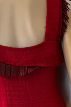 Load image into Gallery viewer, Chanel 14A 2014 Fall Paris-Dallas Red Runway Dress FR 40 US 6