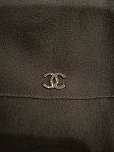 Load image into Gallery viewer, NWT Chanel 06C 2006 Cruise Navy Blue Silk Chiffon Skirt FR 46 US 14/16