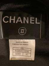 Load image into Gallery viewer, Chanel 2003 Fall 03A Snap Collection black Cropped Boucle Tweed Jacket FR 42 US 4/6/8