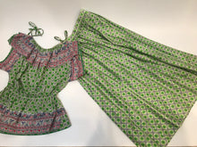 Load image into Gallery viewer, Vintage 1980’s Chanel Creations Paris 2 piece Skirt Boho Set Size 6