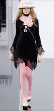 Load image into Gallery viewer, Chanel 09A 2009 Fall Runway Black Sweater Dress FR 34 US 4