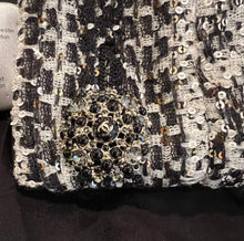 Load image into Gallery viewer, Very Rare Chanel 15C 2015 Cruise Paris-Dubai Tweed Glitter Jacket FR 46 US 4-14