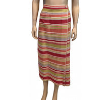Load image into Gallery viewer, Chanel 00C 2000 Cruise Multicolor Stripe Maxi Long Skirt FR 34 US 4