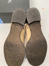 Load image into Gallery viewer, Chanel 2014 Leather Beige Black Logo Short Boots EU 39.5 US 9