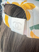 Load image into Gallery viewer, Chanel White Multicolor Clover CC Baseball Cap Hat